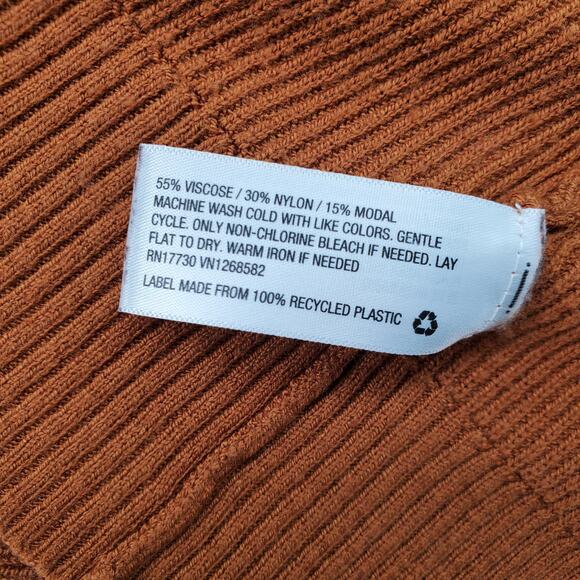 A New Day Womens XL‎ Brown Cardigan Sweater Pre-Owned - Picture 5 of 5